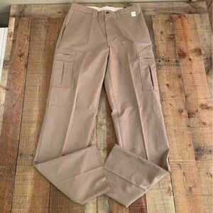 Dickies men’s khaki work pant un hemmed 36X39U